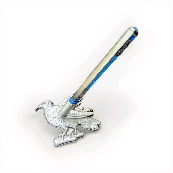 The Noble Collection Harry Potter Ravenclaw House Pen and Desk Stand - Die Cast - Picture 2 of 4
